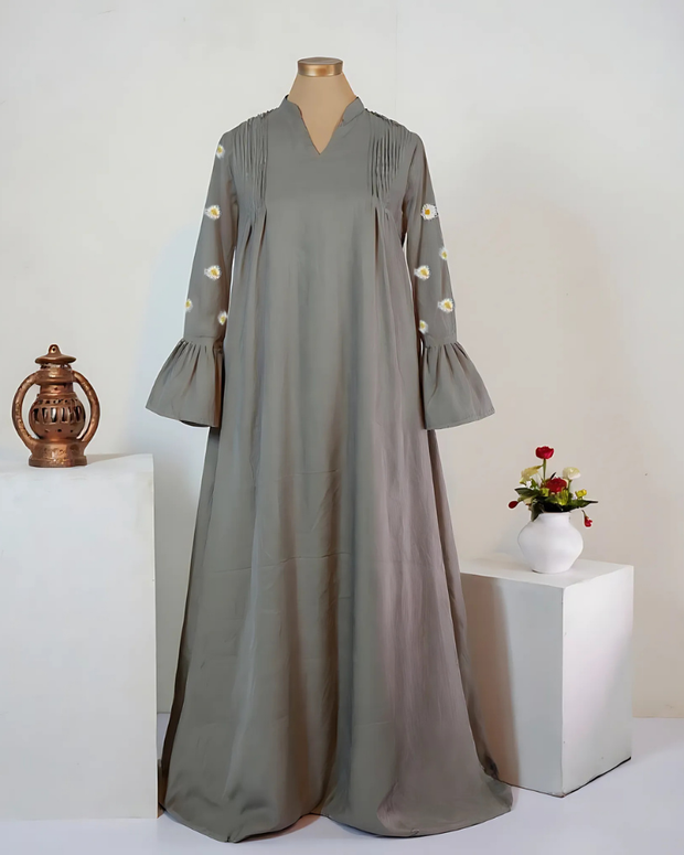 The Pleated Daisy Abaya