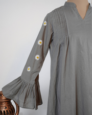 The Pleated Daisy Abaya