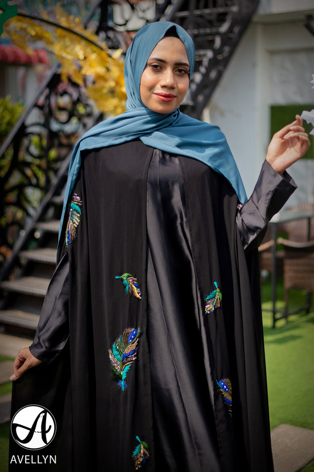 Peacock Feather Cape Set