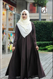 Casual Flared Jersey Abaya