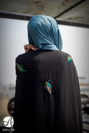 Peacock Feather Cape Set