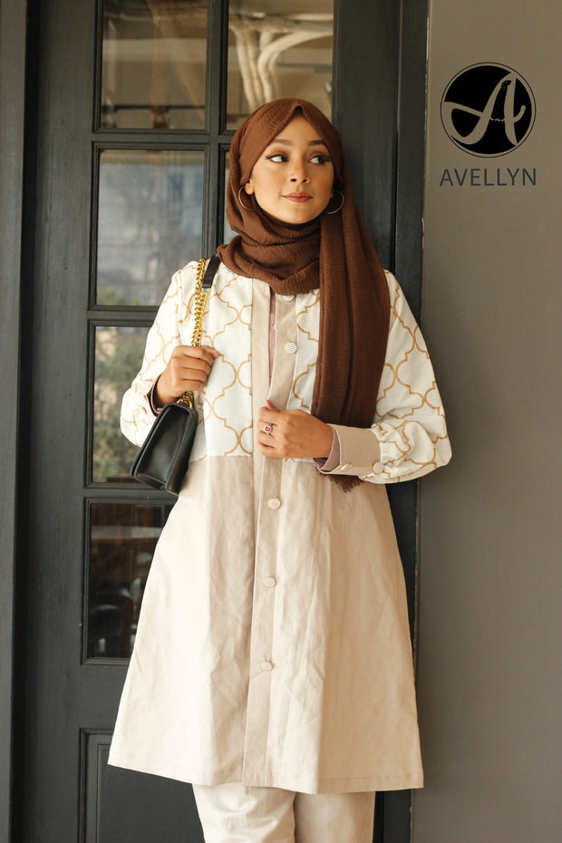 Khadi Block Jacket Set