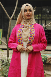 Bahar Embroidered Shrug Set