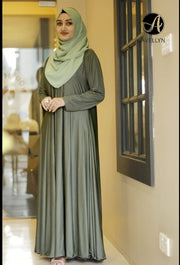 Casual Flared Jersey Abaya