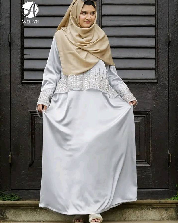 Elenor Silver Abaya