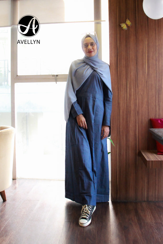 Denim Abaya