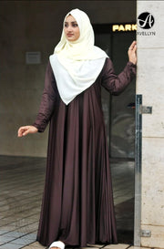 Casual Flared Jersey Abaya